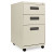File Pedestal, Left Or Right, 3-drawers: Box/box/file, Legal/letter, Putty, 14.96" X 19.29" X 27.75"