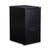 File Pedestal, Left Or Right, 2 Legal/letter-size File Drawers, Black, 14.96" X 19.29" X 27.75"