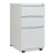 File Pedestal With Full-length Pull, Left/right, 3-drawers: Box/box/file, Legal/letter, Light Gray, 14.96" X 19.29" X 27.75"