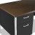 ALESD6030BM Double Pedestal Steel Desk, Metal Desk, 60w x 30d x 29-1/2h, Mocha/Black