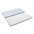 Reversible Laminate Table Top, Rectangular, 47.63w X 23.63d, White/gray