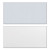 Reversible Laminate Table Top, Rectangular, 47.63w X 23.63d, White/gray