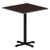 Reversible Laminate Table Top, Square, 35.38w X 35.38d, Medium Cherry/mahogany