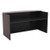 Alera Valencia Series Reception Desk With Transaction Counter, 71" X 35.5" X 29.5" To 42.5", Espresso