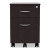 Alera Valencia Series Mobile Pedestal, Left Or Right, 2-drawers: Box/file, Legal/letter, Espresso, 15.88" X 19.13" X 22.88"