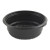 Microraves Incredi-bowl Base, 8 Oz, 4.75" Diameter X 1.75"h, Black, Plastic, 500/carton