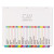 Customizable Toc Ready Index Multicolor Tab Dividers, 26-tab, A To Z, 11 X 8.5, White, Contemporary Color Tabs, 1 Set