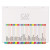 Customizable Toc Ready Index Multicolor Tab Dividers, 31-tab, 1 To 31, 11 X 8.5, White, Contemporary Color Tabs, 1 Set