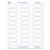 Big Tab Printable White Label Tab Dividers, 5-tab, 11 X 8.5, White, 20 Sets