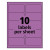 High-visibility Permanent Laser Id Labels, 2 X 4, Neon Magenta, 1000/box