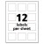 Ultraduty Ghs Chemical Waterproof And Uv Resistant Labels, 2 X 2, White, 12/sheet, 50 Sheets/pack
