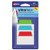 Ultra Tabs Repositionable Tabs, Standard: 2" X 1.5", 1/5-cut, Assorted Colors (blue, Green And Red), 48/pack