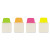 Ultra Tabs Repositionable Tabs, Mini Tabs: 1" X 1.5", 1/5-cut, Assorted Neon Colors, 40/pack