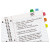 Ultra Tabs Repositionable Tabs, Mini Tabs: 1" X 1.5", 1/5-cut, Assorted Colors, 80/pack