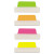 Ultra Tabs Repositionable Tabs, Margin Tabs: 2.5" X 1", 1/5-cut, Assorted Neon Colors, 24/pack
