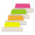 Ultra Tabs Repositionable Tabs, Margin Tabs: 2.5" X 1", 1/5-cut, Assorted Neon Colors, 24/pack