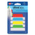 Ultra Tabs Repositionable Tabs, Margin Tabs: 2.5" X 1", 1/5-cut, Assorted Colors, 24/pack