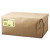 Grocery Paper Bags, 40 Lb Capacity, #16, 7.75" X 4.81" X 16", Kraft, 500 Bags