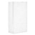 Grocery Paper Bags, 40 Lb Capacity, #12, 7.06" X 4.5" X 13.75", White, 500 Bags