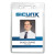 Sicurix Badge Holder, Vertical, 2.75 X 4.13, Clear, 12/pack