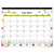 Teacher Dots Academic Desk Pad, 22 X 17, Black Binding, Clear Corners, 12-month (july To June): 2023 To 2024