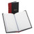 Boorum  Record and Account Book with Black Cover and Red Spine