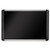 Soft-touch Bulletin Board, 48 X 36, Black Fabric Surface, Aluminum/black Aluminum Frame