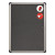 Slim-line Enclosed Fabric Bulletin Board, One Door, 28 X 38, Gray Surface, Aluminum Frame