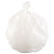 Low-density Waste Can Liners, 16 Gal, 0.4 Mil, 24" X 32", White, 25 Bags/roll, 20 Rolls/carton