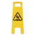 Site Safety Wet Floor Sign, 2-sided, 10 X 2 X 26, Yellow