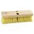 Deck Brush Head, 2" Cream Polypropylene Bristles, 10" Brush