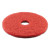 Buffing Floor Pads, 14" Diameter, Red, 5/carton