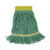 Super Loop Wet Mop Head, Cotton/synthetic Fiber, 5" Headband, Small Size, Green, 12/carton