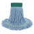 Super Loop Wet Mop Head, Cotton/synthetic Fiber, 5" Headband, Medium Size, Blue, 12/carton