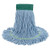Super Loop Wet Mop Head, Cotton/synthetic Fiber, 5" Headband, Medium Size, Blue, 12/carton