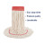 Super Loop Wet Mop Head, Cotton/synthetic Fiber, 5" Headband, Large Size, White, 12/carton