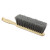 Counter Brush, Gray Flagged Polypropylene Bristles, 4.5" Brush, 3.5" Tan Plastic Handle