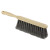 Counter Brush, Gray Flagged Polypropylene Bristles, 4.5" Brush, 3.5" Tan Plastic Handle
