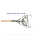 Quick Change Metal Head Mop Handle For No. 20 And Up Heads, 62" Wood Handle