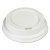 Hot Cup Lids, Fits 8 Oz Hot Cups, White, 50/sleeve, 20 Sleeves/carton