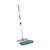 Microfiber Cleaning Kit, 18" Wide Blue/green Microfiber Head, 35" To 60" Gray Aluminum Handle