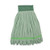 Microfiber Looped-end Wet Mop Head, Medium, Green