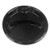 Hi-impact Plastic Dinnerware, 3-compartment Plate, 10" Dia, Black, 125/sleeve, 4 Sleeves/carton