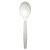 Heavyweight Polypropylene Cutlery, Soup Spoon, White, 1000/carton