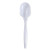 Mediumweight Wrapped Polypropylene Cutlery, Soup Spoon, White, 1,000/carton