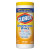 Disinfecting Wipes, 1-ply, 7 X 8, Crisp Lemon, White, 35/canister, 12 Canisters/carton