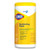 Disinfecting Wipes, 1-ply, 7 X 8, Lemon Fresh, White, 75/canister