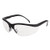 Klondike Safety Glasses, Matte Black Frame, Clear Lens, 12/box