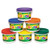 Modeling Dough Bucket, 3 Lbs, Assorted Colors, 6 Buckets/set