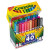 Ultra-clean Washable Markers, Broad Bullet Tip, Assorted Colors, 40/set